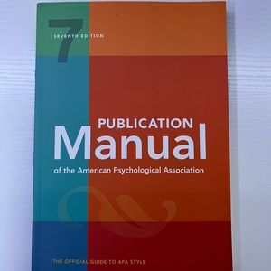 Publication Manual of the APA